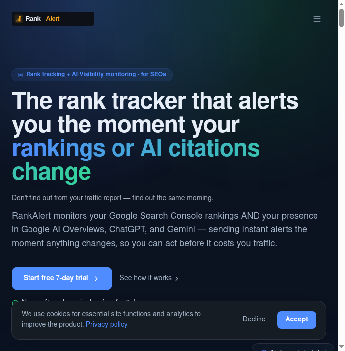 RankAlert screenshot