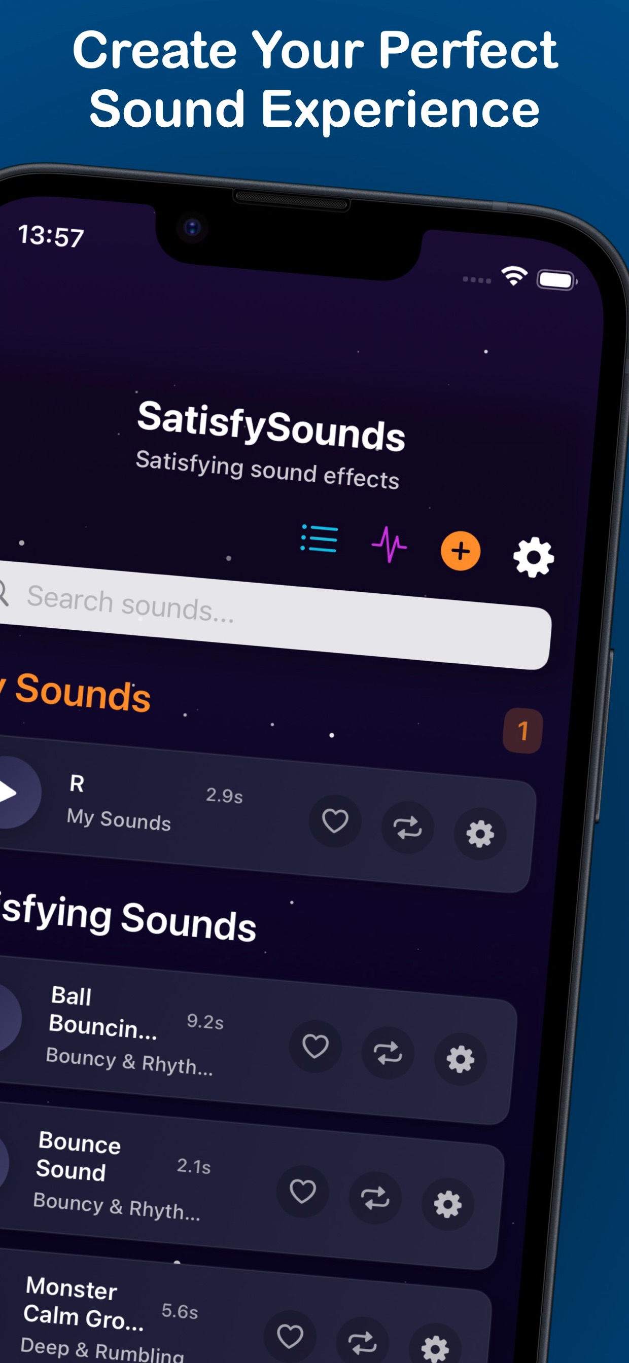 Satisfy Sounds screenshot